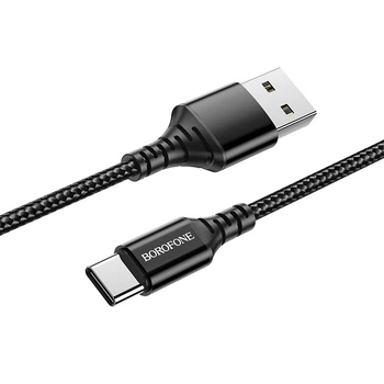 Кабель Borofone BX54 Ultra bright Type-C 1m 2.4 A Black