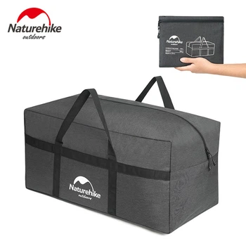 Сумка-баул Naturehike нейлон 78х39х34 см 100 л темно-сірий (676251)