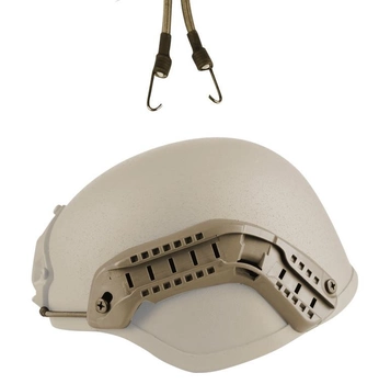 Рельсы боковые направляющие ARC на каску шлем ACH MICH 2000, Койот (150800)