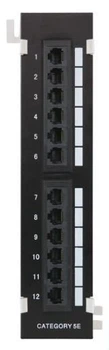 Патч-панель Hypernet настінна 12 портів кат.5Е UTP (PP-KUTP12WM)