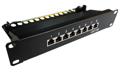 Патч-панель 8 портів 10" UTP кат.5Е Hypernet PP-KSTP-10-8