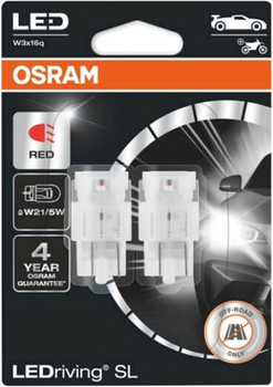 Osram LED PREMIUM W21W T20 1,5W 12V W3X16Q Cool White 2pcs BLISTER  7905CW-02B
