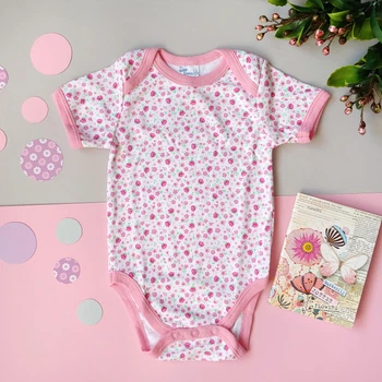Боди Hawk Kids LX30025 62 см Белый Розовый