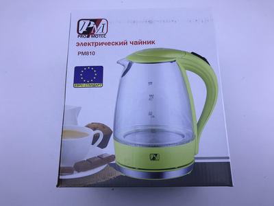 Стеклянный электрочайник Promotec PM-810B с подсветкой 1.7 л