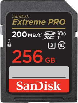 Карта памяти SanDisk Extreme Pro SD 256GB C10 UHS-I (SDSDXXD-256G-GN4IN)