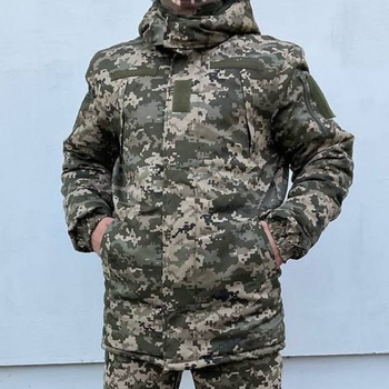 Куртка-бушлат военная мужская тактическая водонепроницаемая ВСУ (ЗСУ) 20222115-48 9404 48 размер