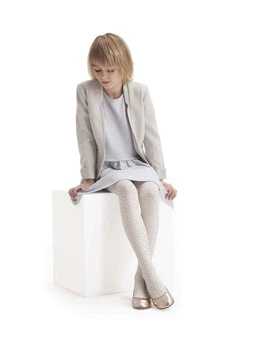 ​Колготи дитячі з люрексом SUZI 40 den KNITTEX р.116-122 (білі)