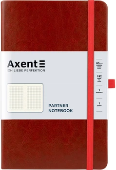 Книга записная Axent Partner Lux 125х195 мм 96 листов в клетку Бордовая (8202-05-А)