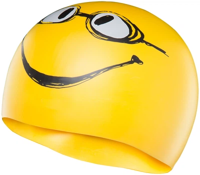 Шапочка для плавания TYR Have A Nice Day Silicone Swim Cap Onesize Yellow