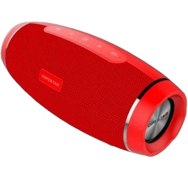 Портативная Bluetooth колонка Hopestar H27 Красная, мощная акустическая стерео блютуз колонка