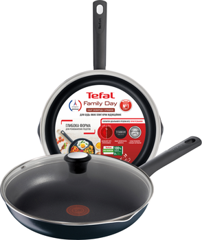 Сковорода с крышкой Tefal Family Day 24 см (B5660453_SET)