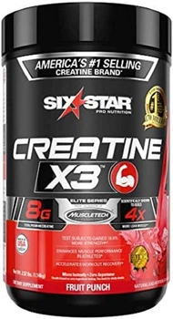 Креатин Six Star, Creatine X3, Fruit Punch, 990 g