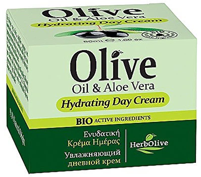Крем для лица увлажняющий, дневной с алое вера - Madis Herbolive Hydrating Day Cream 50ml (1134219-87369)