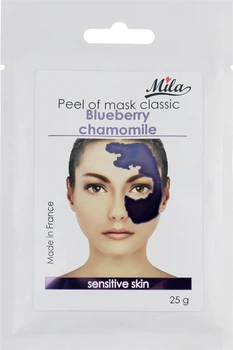 Маска альгінатна класична порошкова "Чорниця та ромашка" - Mila Exfoliating Peel Off Mask Blueberry Chamomile 200g (786827-87202)