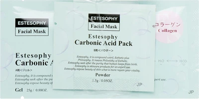 Маска для карбокситерапии лица с коллагеном - Estesophy Carbonic Acid Pack Collagen 26.5g (764621-106030)