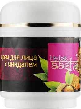 Крем для лица с миндалем - Aasha Herbals Cream 50ml (160753-10981)