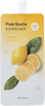 Ночная маска с экстрактом лимона - Missha Pure Source Pocket Pack Lemon 10ml (341609-2319)