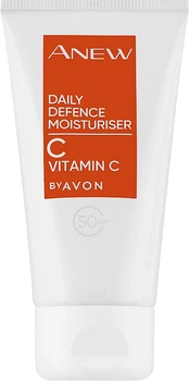 Дневной крем для лица с витамином С - Avon Anew Daily Defence Moisturises Vitamin C SPF 50 50ml (1079053-85015)