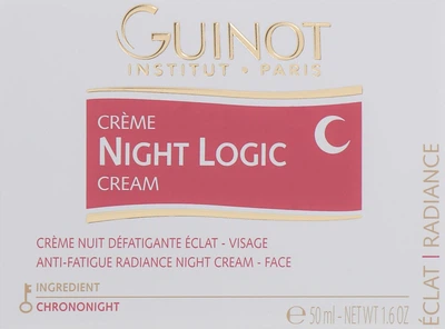 Освіжаючий нічний крем для сяйва шкіри - Guinot Night Logic Cream 50ml (769250-12545)
