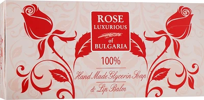 Набір - BioFresh Rose Luxurious of Bulgaria (l/balm/5ml + soap/2x70g) (158709-3650)