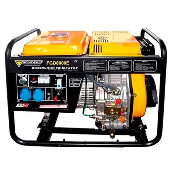 Генератор дизельный Forte FGD8000E 6/6.5 кВт электрический пуск (BP63491)