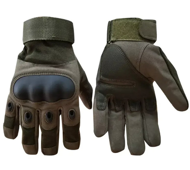 Тактические перчатки военные Combat Хаки L