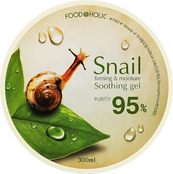 Многофункциональный гель с улиточной слизью - FoodaHolic Snail Firming & Moisture Soothing Gel 97% 300ml (1113644-95140)