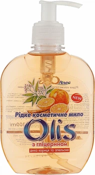 Жидкое косметическое мыло с глицерином "Дикая корица и апельсин" - Olis 300ml (988827-43725)