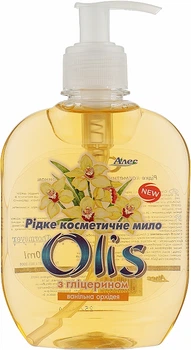 Жидкое косметическое мыло с глицерином "Ванильная орхидея" - Olis 300ml (988823-42454)