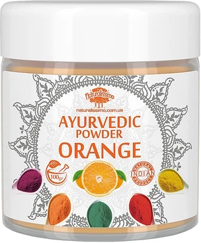 Аюрведическая пудра "Апельсин" - Naturalissimo Ayurvedic Powder Orange 100g (856859-41824)