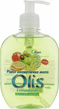 Жидкое косметическое мыло с глицерином "Фруктовый коктейль" - Olis 300ml (988817-45871)