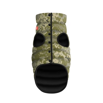 Курточка для собак WAUDOG Clothes, малюнок "Мілітарі", S30, В 58-62 см, С 42-46 см 404-4026