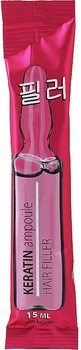 Ампула-філер для волосся з кератином Lady Wow Hair Filler Keratin Ampoule 15ml.