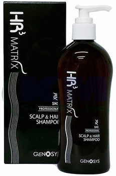 Шампунь от выпадения и для стимуляции роста волос - Genosys HR3 MATRIX Scalp Shampoo 300ml (1121821-154569)