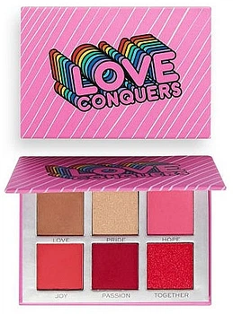 Палетка тіней для повік - Makeup Revolution Power Eyeshadow Palette Love Conquers (6.6g)