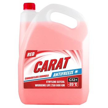 Антифриз CARAT G12+ RED (червоний) 4,3кг KR82363