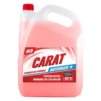Антифриз CARAT G12+ RED (червоний) 9кг KR82400