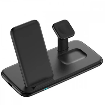 Беспроводная док-станция для зарядки 4 в 1 Smart Pro Wireless Charger HS-298