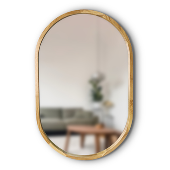 Зеркало капсула деревянное Luxury Wood Freedom Natural Oak Дуб 50x80 см