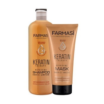 Набір для волосся "Кератиновий догляд", Шампунь+Маска, Keratin Therapy Farmasi
