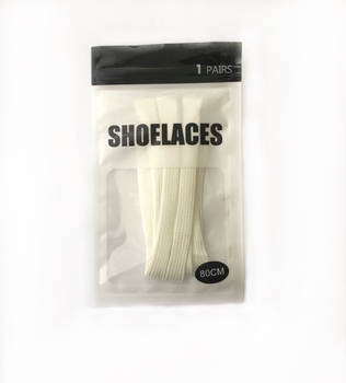 Светящиеся шнурки Shoelace 2 шт белый, 80 см (пара)