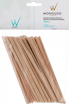 Шпатель дерев’яний ItalWax в упаковці вузькі 6х140 мм 100 шт