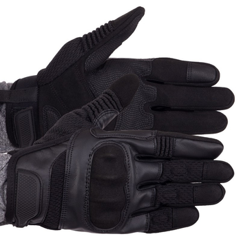 Тактичні рукавички із закритими пальцями Zelart Military Rangers 9877 розмір XL Black