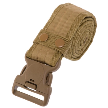 Ремень тактический пояс тактический Zelart Tactical Belt ZK-1 размер 125x5,5см Khaki