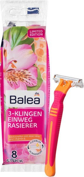Одноразові жіночі верстати для гоління Balea Women 3-Klingen 3 леза 8 шт