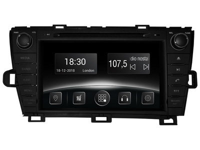Мультимедийная система Gazer CM5008-XW50 для автомобиля Toyota Prius 2014-2017