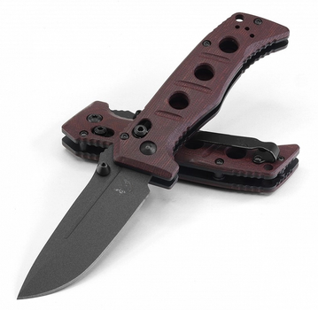 Ніж складний кишеньковий замок Axis lock Benchmade 273BK-2201 Sibert Mini Adamas, bordo, Limited, 194 мм