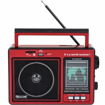 Портативный Радиоприёмник Golon RX-006 от сети и батареек MP3/WMA USB/microCD