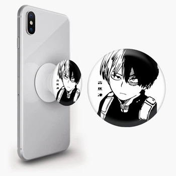 Попсокет (Popsockets) держатель для смартфона Шото Моя геройская академия (Shoto My Hero Academia) (8754-3051-WT) Белый