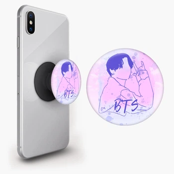 Попсокет (Popsockets) держатель для смартфона Чон Джонгук БТС (Jungkook BTS) (8754-3277-BK) Черный